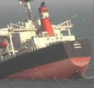 sinking ship